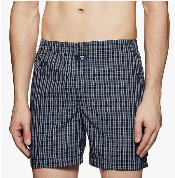 Tuzker Men's Cotton Classic Regular Fit Checkered Boxers (Color & Print May Vary) - Image 3